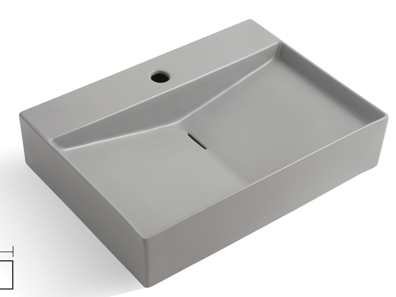 Latest style Matte grey wash basin