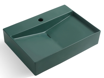 Frosted Matte green wash basin