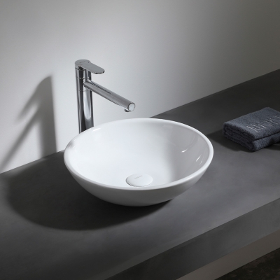 Project use round shaped art basin bathroom sink
